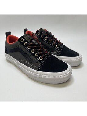 Vans X Spitfire Wheels Skate Old Skool Black/Flame Sneakers Women 6 / Men 4.5 US